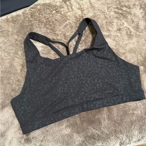 Old Navy Black Seamless Sports Bra with Racerback